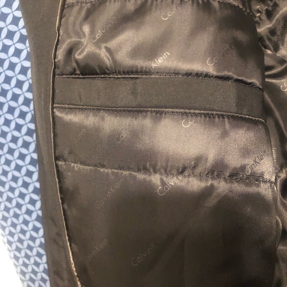 Size XL black Calvin Klein four pocket winter coat coat is in great condition - Picture 5 of 5